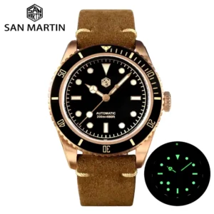 Read more about the article Rolex Submariner Alternative San Martin Bronze Diver Luxury Men Watch