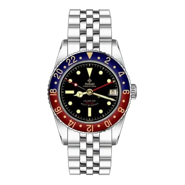 100M Waterproof GMT Watch – IPOSE IX&DAO NH34 Automatic Men’s Model