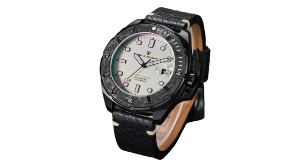 Aquatrident Carbon Fiber Men’s Dive Watch – 500M Waterproof, Sapphire, NH35 Movement
