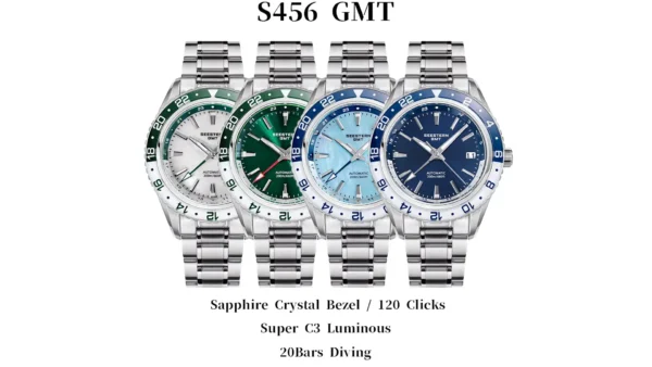 SeeStern GMT Automatic Dive Watch – NH34 Movement + Sapphire Crystal