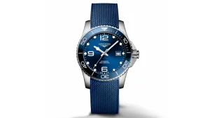 Read more about the article Longines HydroConquest Rubber Strap 41mm flexible Dive Watch