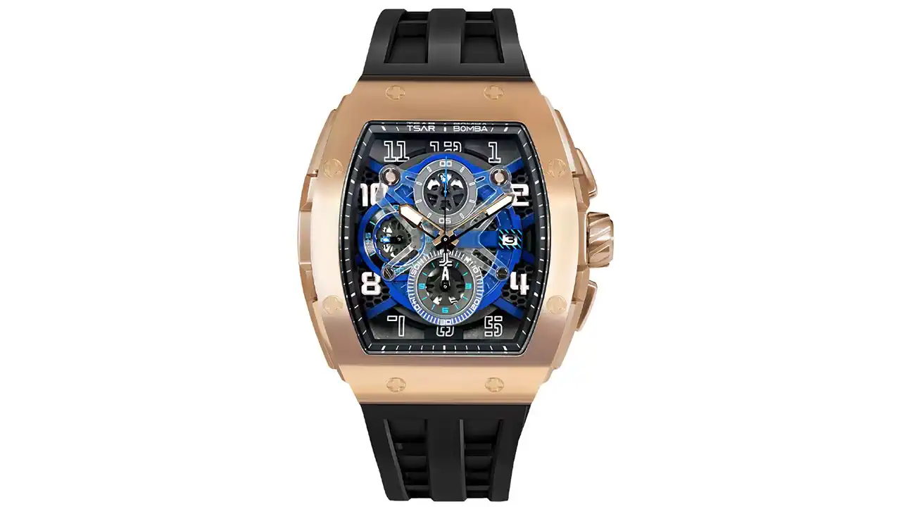 TSAR BOMBA Golden Men’s Watch Luxury Richard Mille Alternative - Image 2