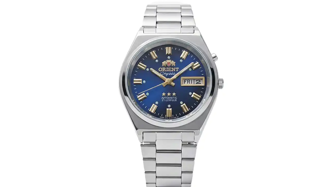 **Orient Three Star Mechanical Automatic — Classic Steel Elegance**