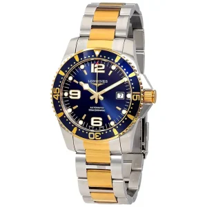 Longines HydroConquest Blue Gold Dial 41mm Automatic Swiss Dive Watch