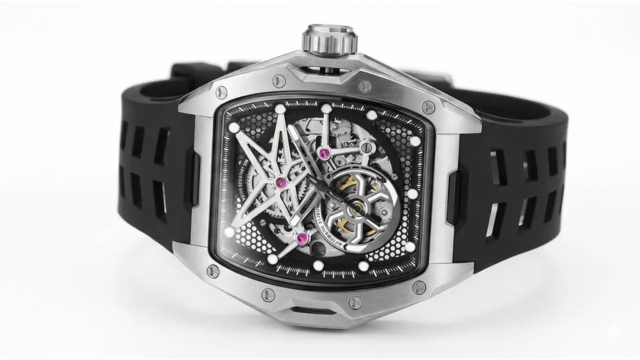 Premium Sports Watch – Miyota 82S7 Automatic Skeleton Open-Heart Model